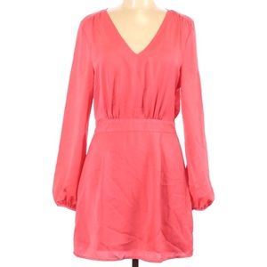 Coral Nordstrom dress, silky material size Medium
